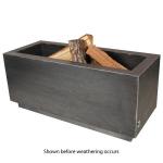 Freestanding Square Corten Steel Fire Pit 2-4mm Thickness Outdoor Warming