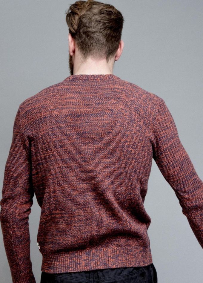 Adult Easy Crochet Pullover Sweater , Marl Texture Lightweight Pullover Sweater