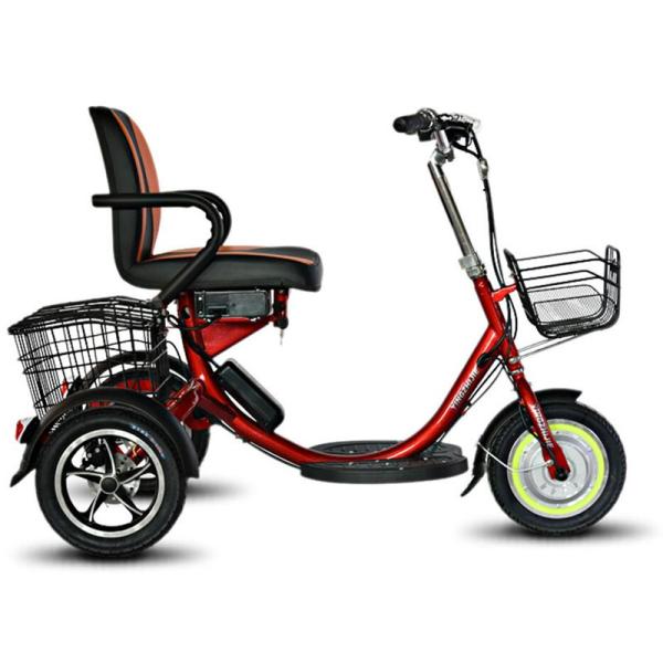 Power Supply Lithium Battery Electric Tricycle for Handicapped 2018 Foldable NO