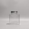 Buy cheap Square Plastic PET Bottle Juice Bottles Disposable Boba Tea Bottle With Reusable Aluminum Lid from wholesalers