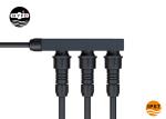 HYFD Two Pin 1 In 3 Out Nylon PA66 M15 Connector