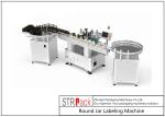Round Jar Labeling Machine Self Adhesive 110V / 220V / 380V