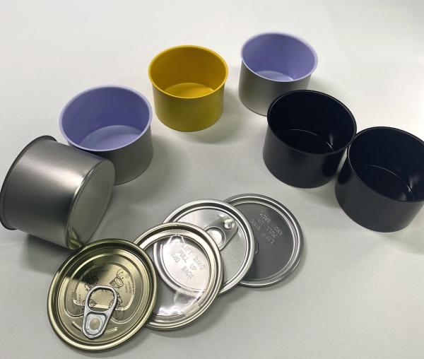 Buy cheap Food Grade Bulk Canned Sauce Metal Tin Can Empty Food Can Packaging With Easy Open Lid from wholesalers