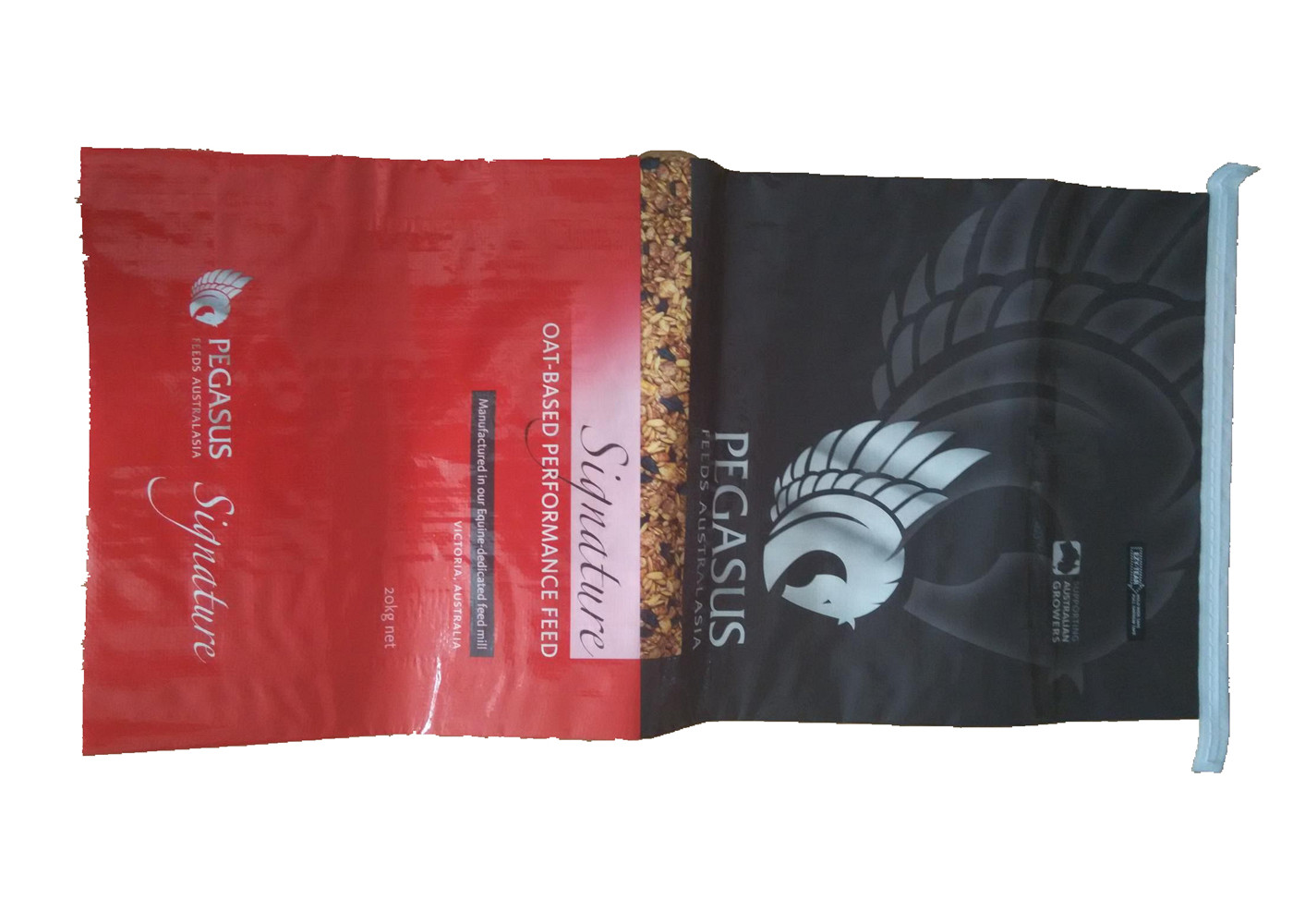 BOPP Laminated PP Woven Sacks For Flour Packaging Side Gusset Tear Resistant
