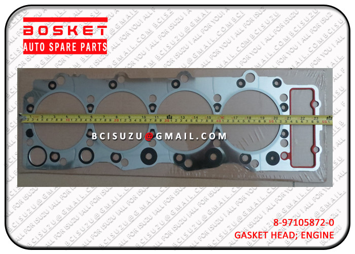 Steel Isuzu Cylinder Gasket Set Npr66 4HF1 8971058720 8-97105872-0