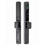 Zinc Alloy Waterproof Smart Door Lock Silver / Black High Security Smart Lock