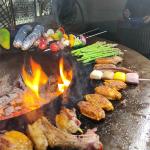51 Inch Corten Steel BBQ Grill OEM 170KG Outdoor Barbeque Grill