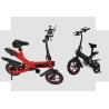 Buy cheap White / Black / Red Fold Up Electric Bike , Electric Mini Bike For Adults from wholesalers