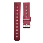 Silicone Men'S 22mm Watch Band Strap Vertical Stripe Multicolor