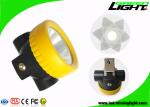 ABS Material Mining Cap Lights 2.2Ah Battery Capacity 5000lux 1 Year Warranty
