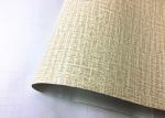 Brown Texture Damask Peel And Stick Wallpaper Environmental PVC Material