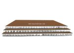 Brushed Heat Insulation Honeycomb Aluminium Panel Sandwich Structure