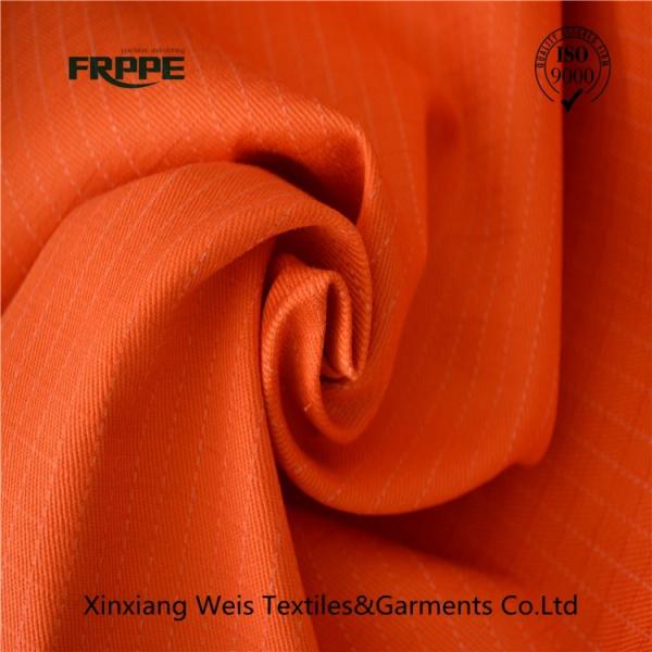 Buy cheap Orange 95% Cotton 5% Polyester Ripstop Cotton Dyed Fabric from wholesalers