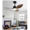 Buy cheap Retro Nordic Ceiling Fan 38 Inch Variable Frequency Fan Pendant Light from wholesalers