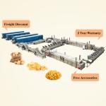 Industrial Fully Automatic Frozen French Fries Making Machine with Gas Heating