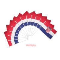 Buy cheap Silkscreen 100 Polyester Hand Waving Flag For Sports product