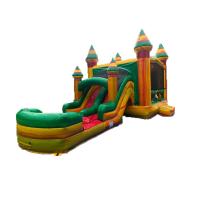 Buy cheap Professional Jungle Inflatable Bounce House Castle 0.55mm PVC Material product