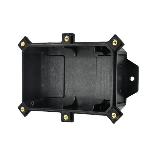 Black PA66 Precision Short Run Metal Insert Plastic Injection Molding Plastic