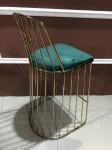 Reinforced Flannel 105cm 41.5cm Wrought Iron Bar Stools