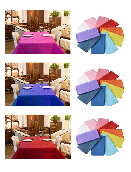 Buy cheap Disposable 2ply 274CM Length Airlaid Tablecloth Virgin Wood Pulp Soft Color from wholesalers