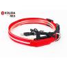 Buy cheap Red / Blue / Green Eco - Friendly Nylon Flashing Pet Collar For Doggie from wholesalers