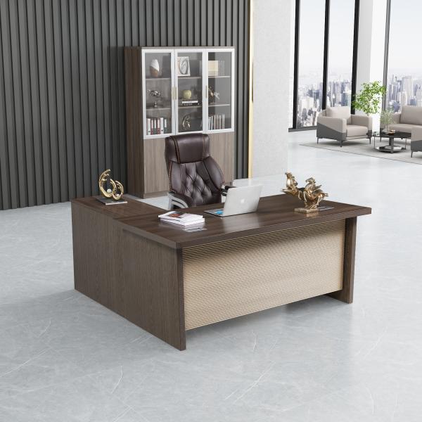 Buy cheap Wood Computer Desk Furniture Office Desk Table 1600×800×760mm SGS Certified from wholesalers