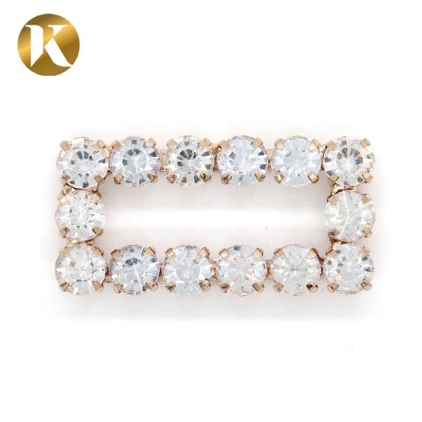 Buy cheap Rectangle Metal Buckle Shoes Decoration Accessories 50mm*25mm Size from wholesalers