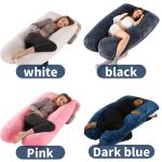 U Shaped 140*70cm Pregnancy Body Pillow 100% Polyester Fiber Filling