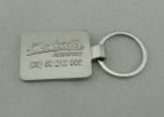 Zinc Alloy Die Casting Promotional Key Chain With Misty Nickel Plating