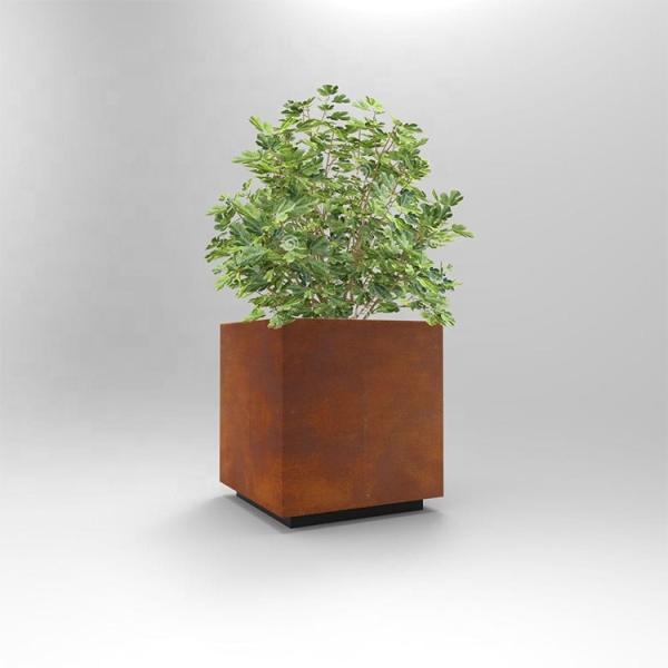 Buy cheap 550L*550W*550H Mm Rectangle Flower Pots from wholesalers