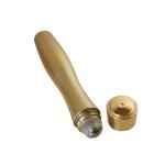 20ml Golden Plastic Oil Bottle PETG Eye Cream Essential Oil Roller To Take Bead