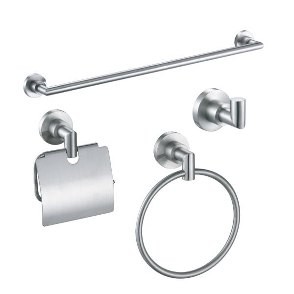 Buy cheap sus304 4pcs Shower Towel Bar Set Sanitary Fittings And Bathroom Hardware Pendant from wholesalers