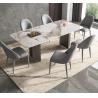 Buy cheap Italian Bright Slate Top Dining Table Rectangular 4 Chairs / 6 Chairs from wholesalers