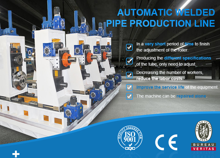High Precision High Frequency Welded Pipe Rolling Mill For 4-12mm Thickness