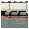 Buy cheap LLDPE plastic pipe buoy marker pontoon floats floating barrier from wholesalers