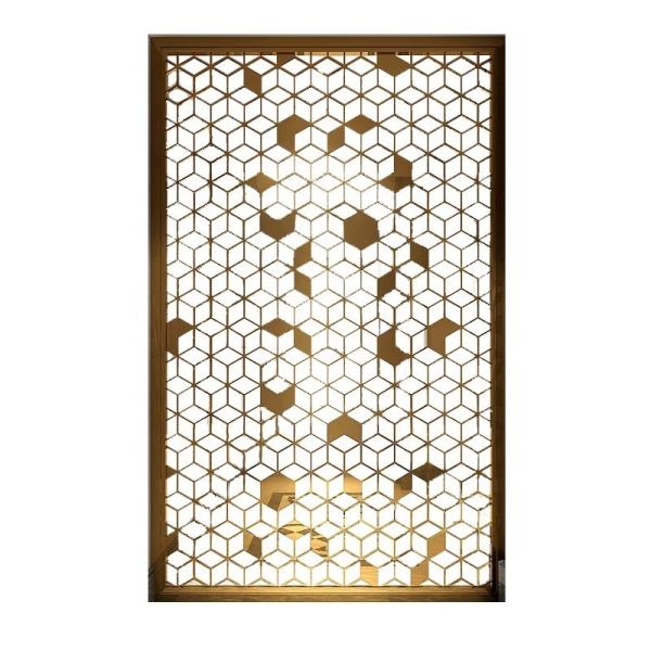 Buy cheap 304 201 Stainless Steel Room Divider Decorative Partition Laser Cutting from wholesalers