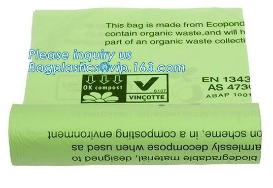 Buy cheap China biodegradable compostable plastic trash bag on roll, 100% COMPOSTABLE PLASTIC T-SHIRT BAG- ITALY MARKETS from wholesalers