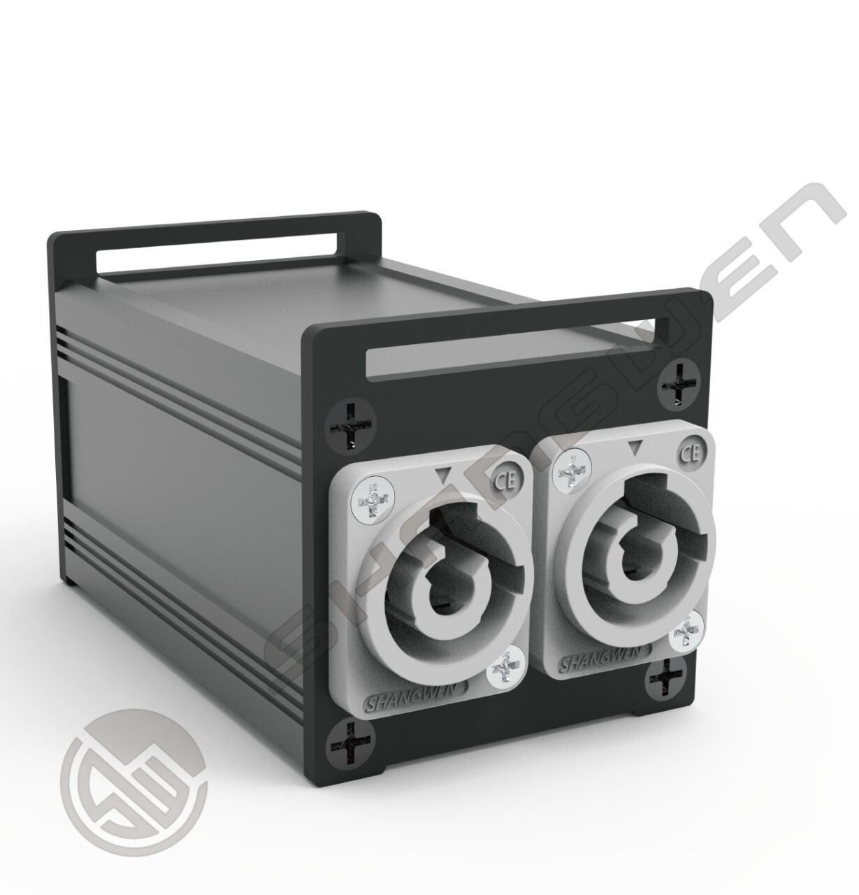 Digiflex PCON-2 PowerCON Portable Adapter Distributor Box 2-Way Splitter Stage Lighting Equipment Connectors