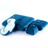 Buy cheap Handmade Blue Velvet Jewelry Box for Bracelet Earrings Necklace Ring 10*10*3cm Size from wholesalers