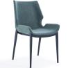 Buy cheap Kitchen Wrapped Cushion 90cm Black Painted Dining Chairs from wholesalers