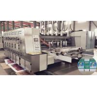 Buy cheap Automatic Carton 2 Color Flexo Printing Machine 80-160 Pcs/Min Speed product