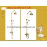 Buy cheap Golden color electric - plating Brass Wall Mount Bathroom Sink Faucet from wholesalers