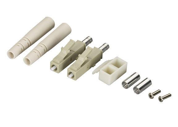 Buy cheap Zinc Alloy / Bronze Duplex LC Fiber Optic Connector with Ceramic Ferrule and Clip from wholesalers