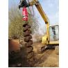 Buy cheap FAG Hydraulic Auger For Mini Excavator Earth Auger Eaton Motor from wholesalers