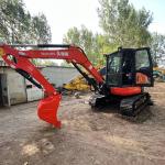6 Ton Mini Used Kubota Excavators KX163 Crawler Machine Equipment Trader