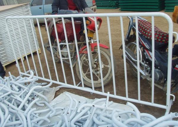 Buy cheap CE Galvanized Metal Crowd Control Barriers 1100X2200mm For Pedestrian from wholesalers