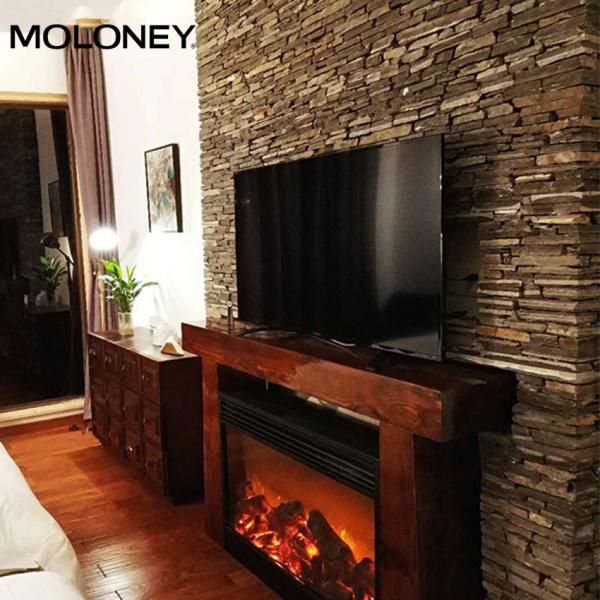 Buy cheap 40'' Portable Wall Insert Recessed Electric Fireplace Colorful Flame 1500W Heater from wholesalers