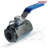 Buy cheap Dn15 Hex Ball Valve 3/4 Inch 3000PS Lever Floating Type Ball Valve Carbon Steel Ball Valves One Piece Ball Valve from wholesalers