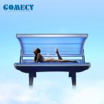 GOMECY Sunbed Home Tanning Beds With German 24 Lamp 28 Lamp