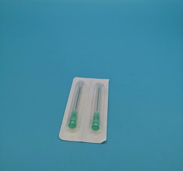 Buy cheap Side Hole Out Diameter 3.4mm 10G Disposable Veterinary Needles Syringes Olive Green from wholesalers